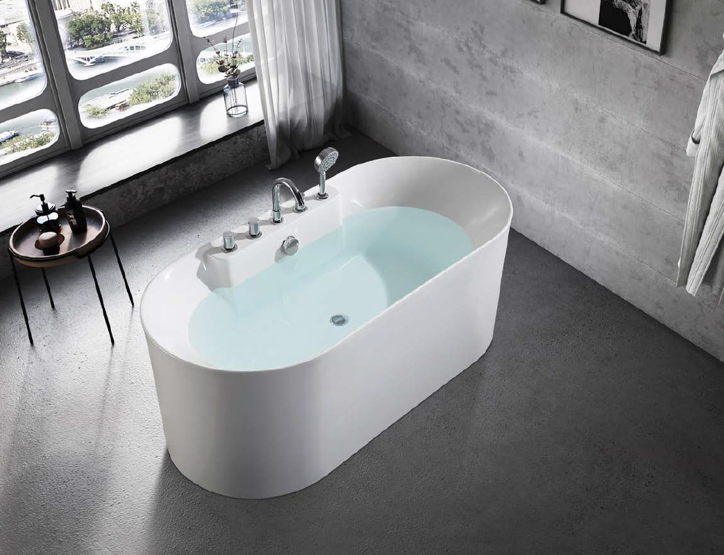 WB-8037 soaking bathtub,free standing bathtub.