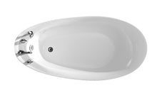 Load image into Gallery viewer, WB-8034  soaking bathtub, free standing bathtub, acrylic bathtub
