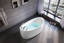 Load image into Gallery viewer, WB-8034  soaking bathtub, free standing bathtub, acrylic bathtub
