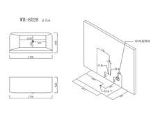 Load image into Gallery viewer, WB-8028 massage bathtub
